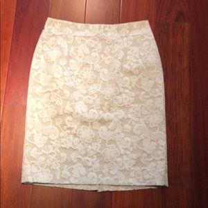Lace Overlay Skirt